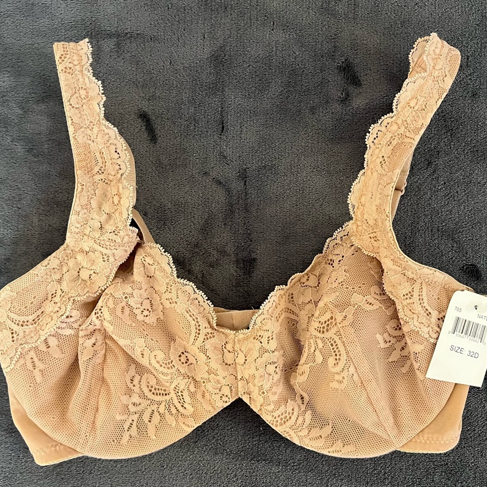 Le Mystere Emma Bra Size 32D Natural Brand New With Tags On
